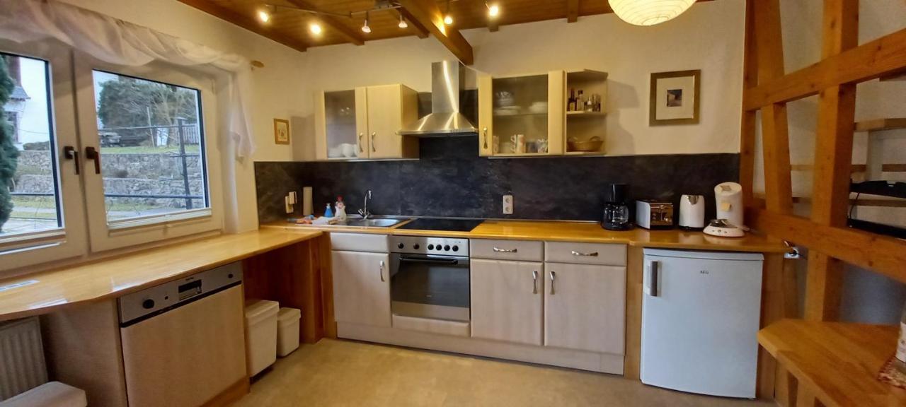Ferienhaus "Am Schleifenbach" Saalfeld Saale Bagian luar foto